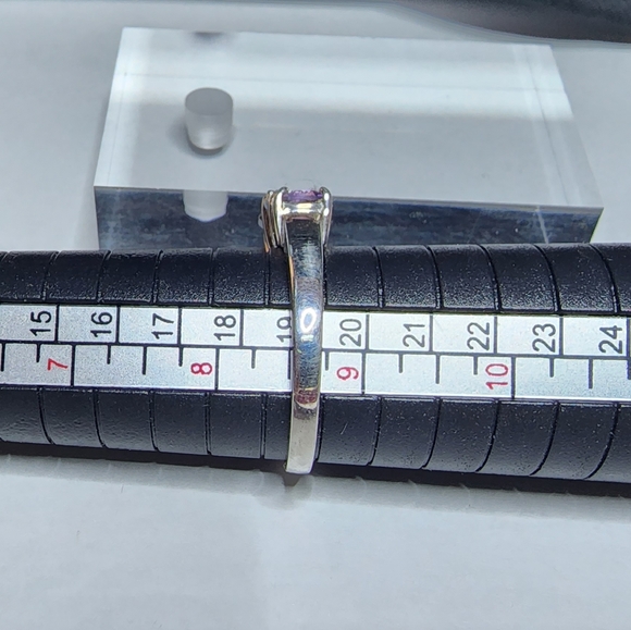 925 Sterling Silver Multi Color Gemstones Ring Bracelet and earrings set - Picture 7 of 13